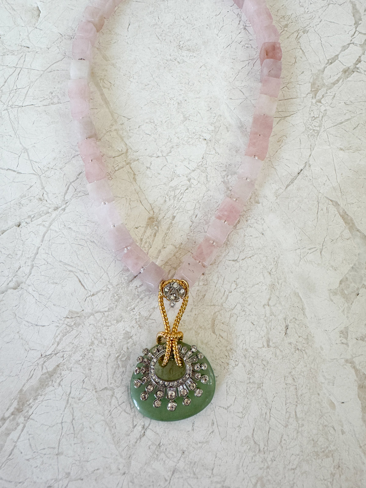 rose + sage art deco