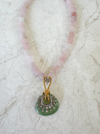 rose + sage art deco