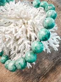 green jade knotted