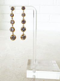bezel cz dangle