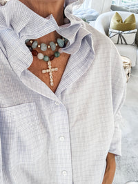 earth tones + cross