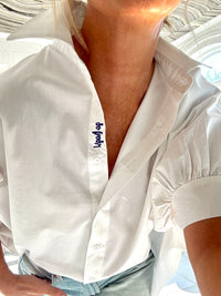 white oversized ss top go frogs!