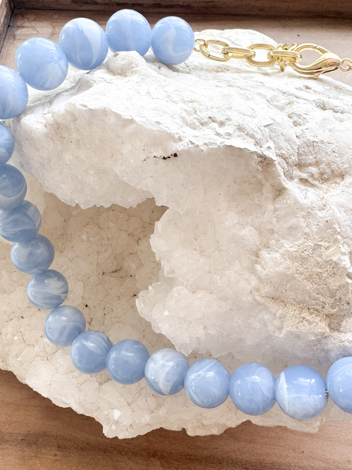 blue lace agate glass