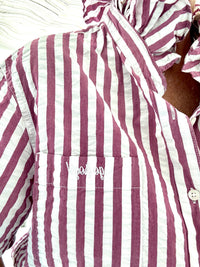 purple striped go frogs!