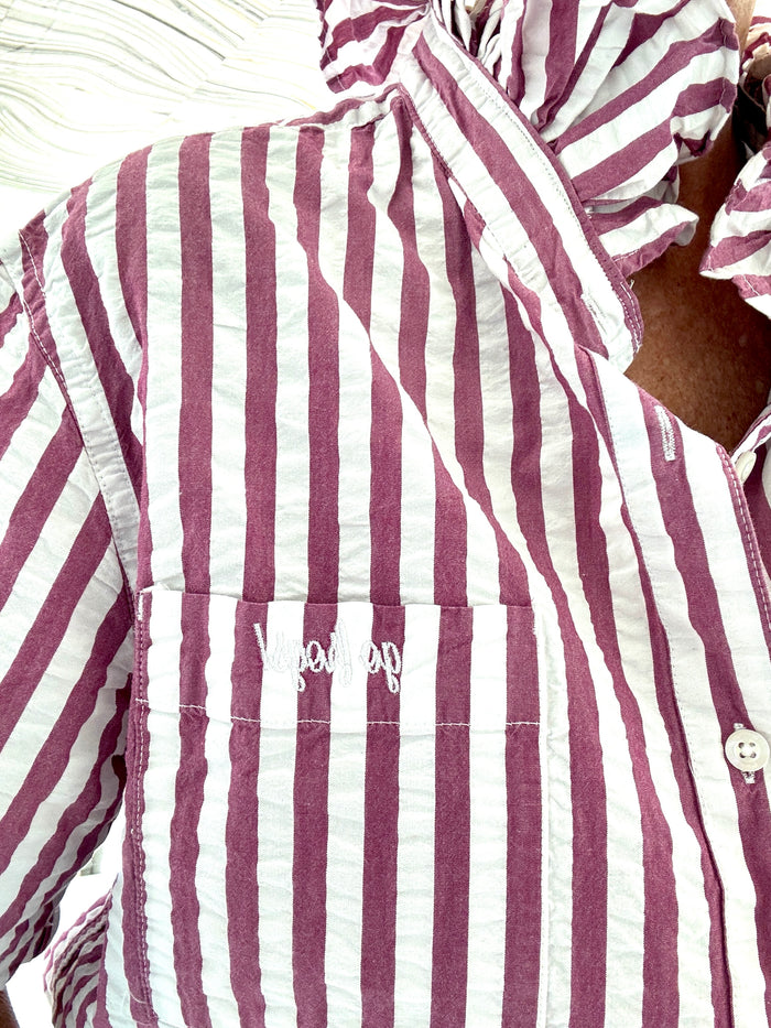 purple striped go frogs!