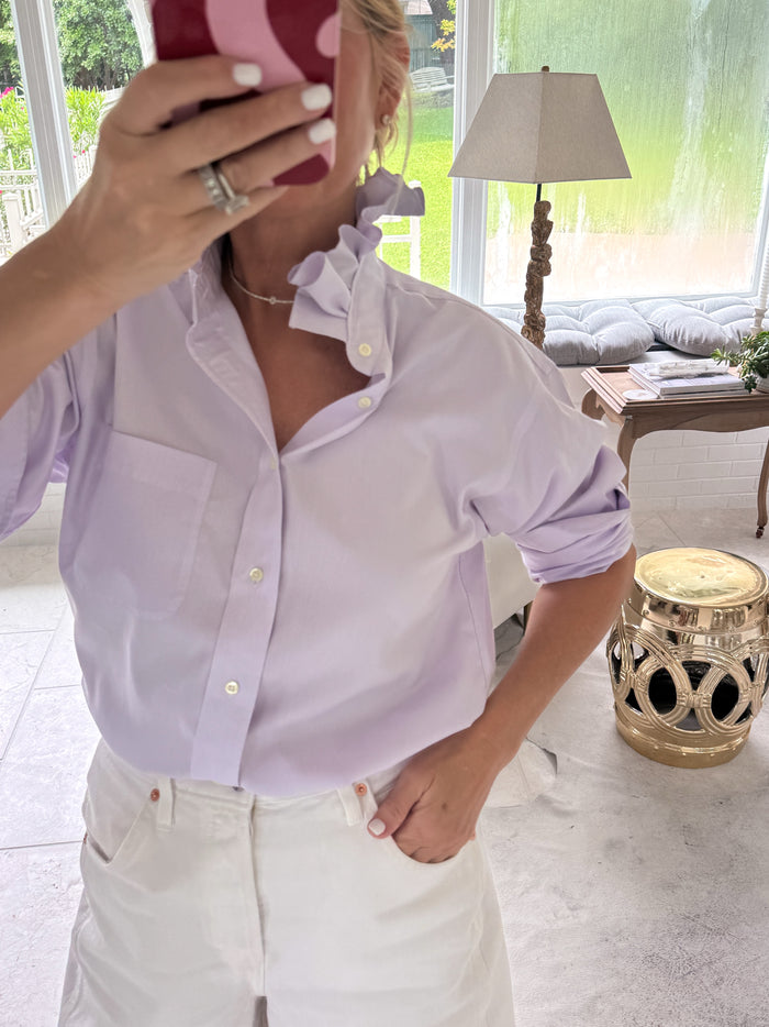lavender tiny stripe