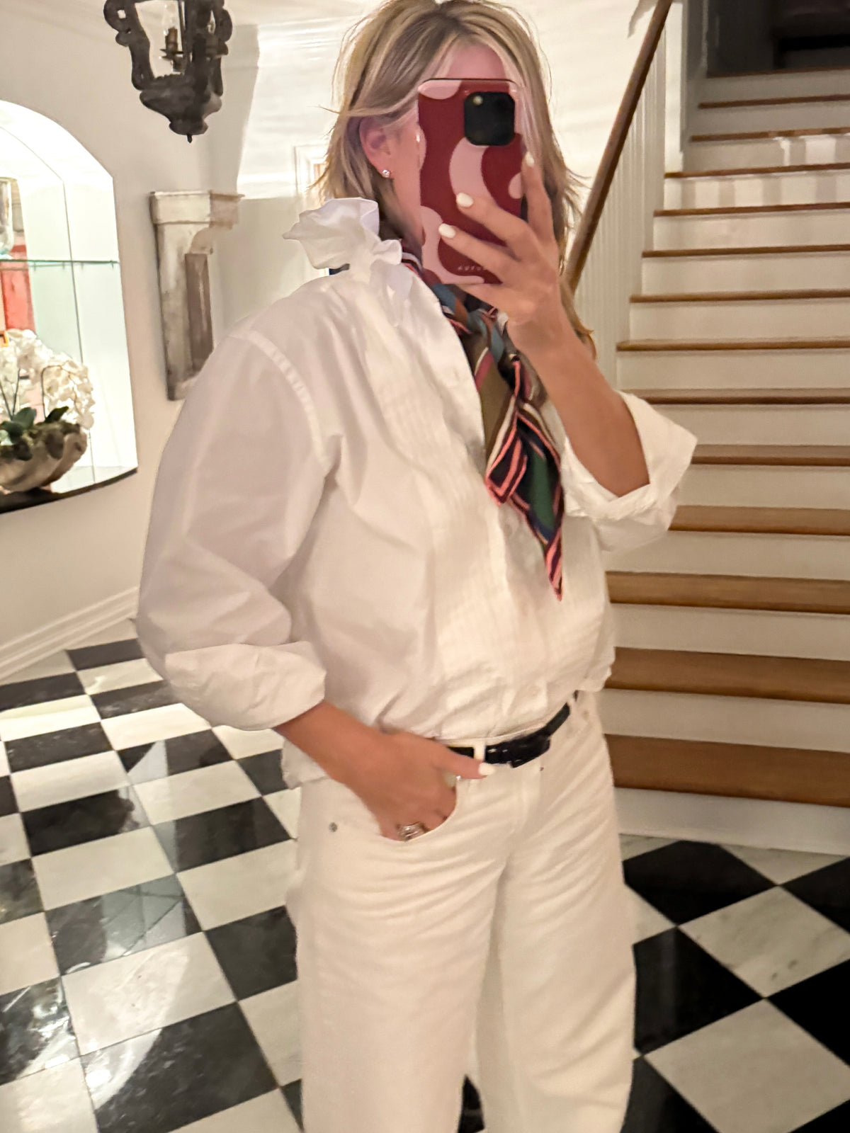 white tuxedo