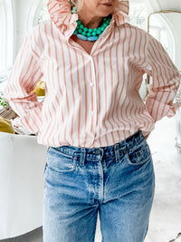 orange + white stripe