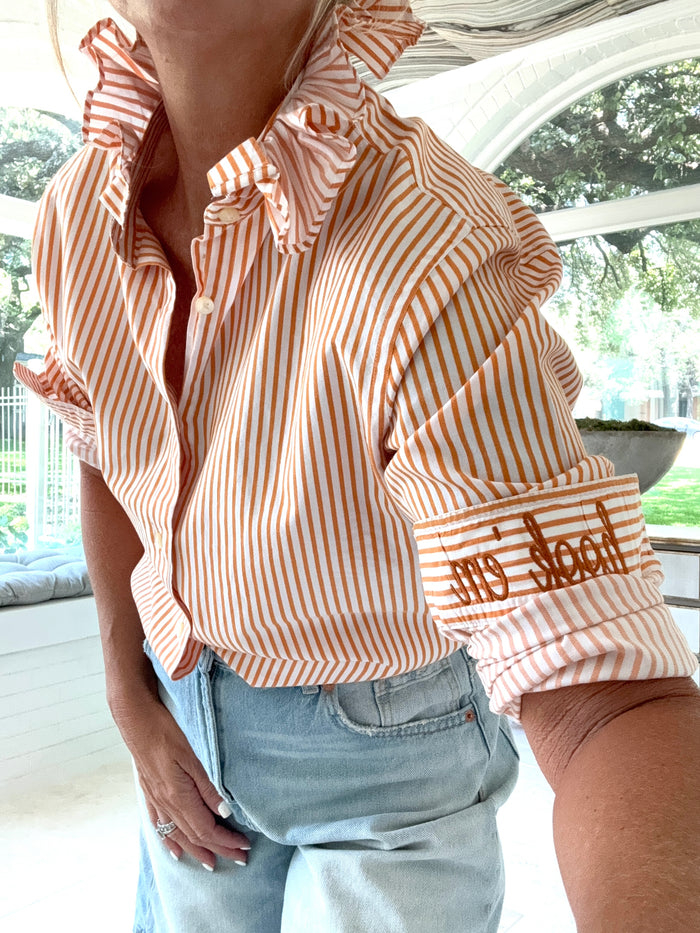 burnt orange stripe hook ‘em