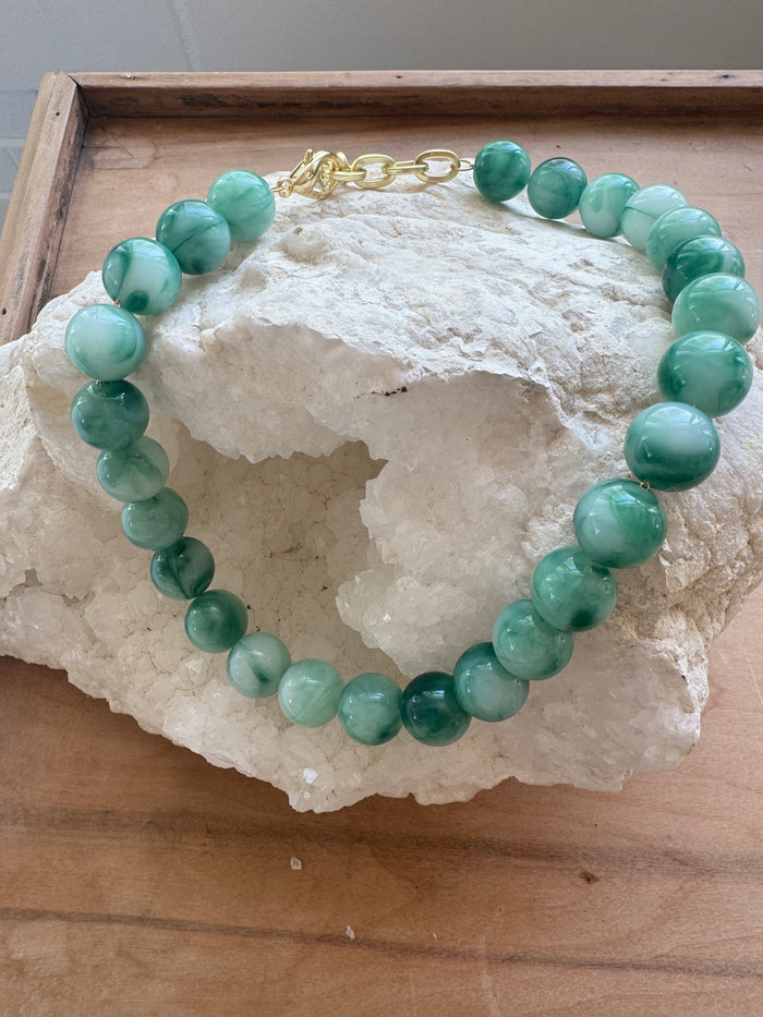 green agate glass