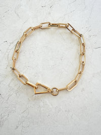 chunky gold chain link