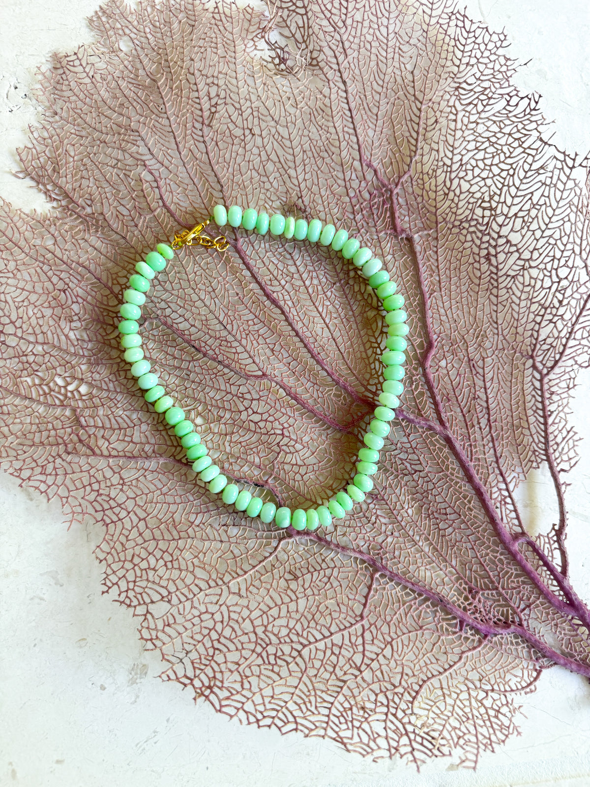mint green opal