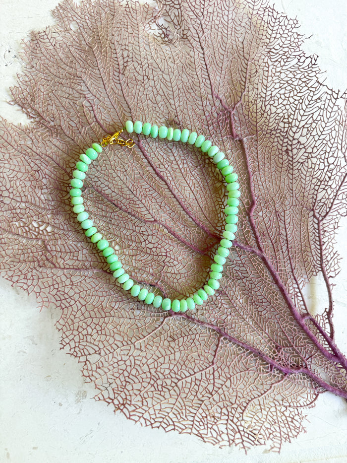 mint green opal
