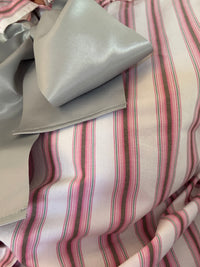 pink summer striped
