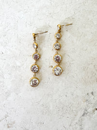 bezel cz dangle
