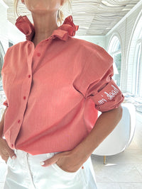 chambray orange hook ‘em