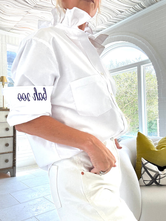 white Oxford riff ram bah zoo