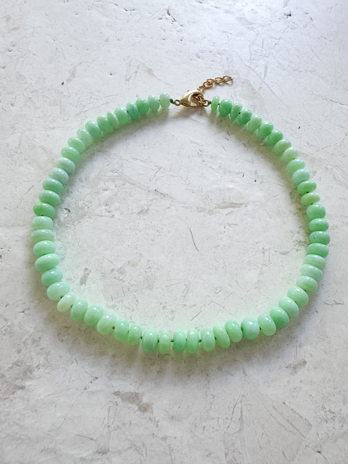 mint green opal