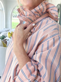 orange + blue stripe