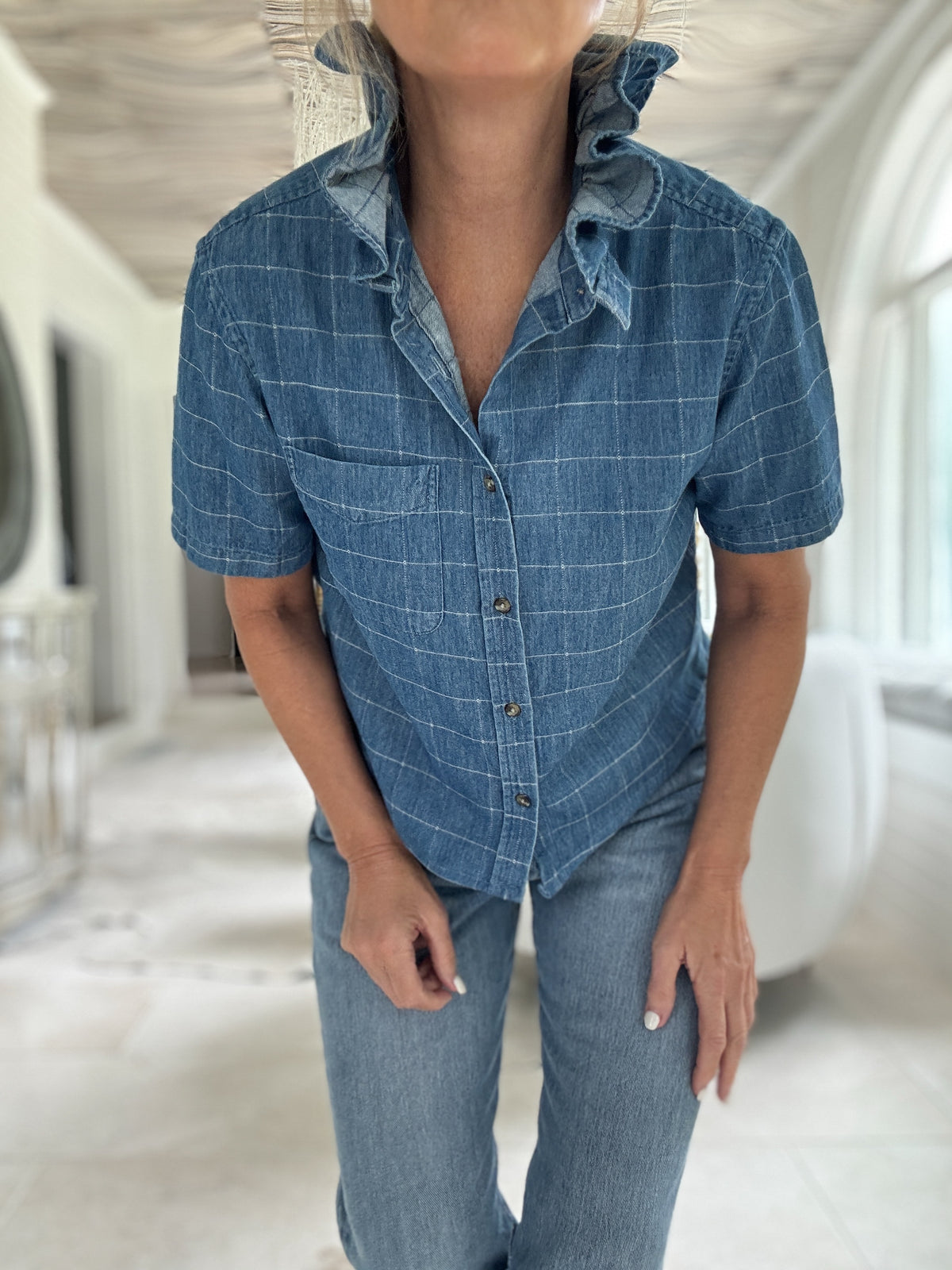 window pane denim
